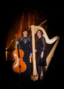 Cello and harp duo for AlbaMusica wedding music Edinburgh